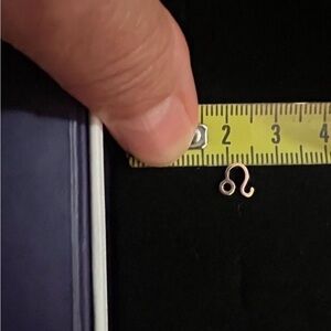 Automic 14k Rose Gold Astrology Leo Stud Post Earring